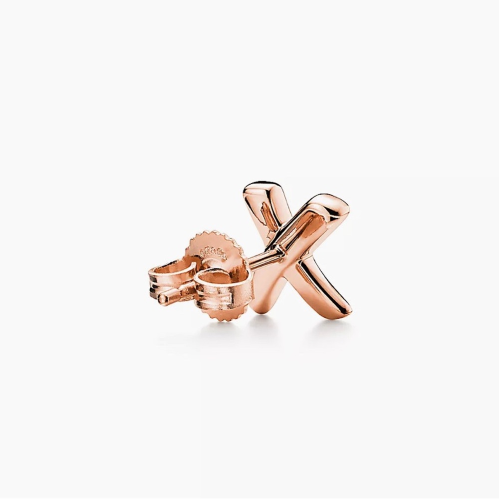 Tiffany & Co. Rose Gold Stud Earrings - Picture 6 of 8